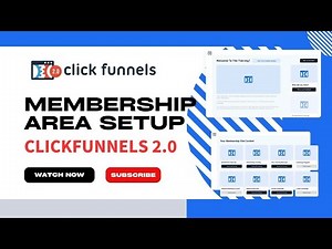 Clickfunnels 2.0 Membership Area Tutorial | Membership Setup