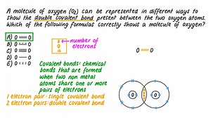 Identifying the Formula That Shows a Molecule of Oxygen