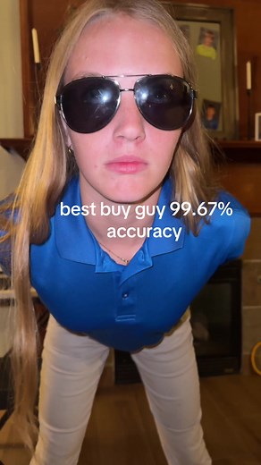 Prankster's Double Chin Excitement at Best Buy