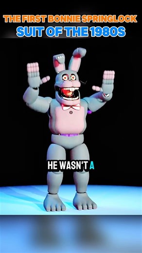 The first Bonnie springlock suit of the 1980s #animationvideo #fnaf #shorts #fivenightsatfreddys