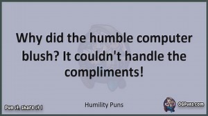 Humility - Jokes, Puns, Wordplays, and Laughter