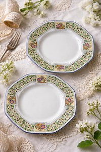 Royal Doulton Octagon Plate 17cm Pattern 732173 Vintage English Porcelain - Etsy UK