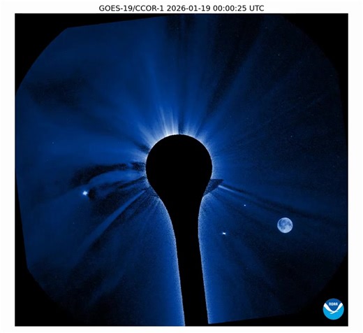 Did you catch the auroras this week? National Oceanic and Atmospheric Administration (NOAA)s satellites certainly saw an eyeful when a powerful coronal mass ejection (CME) erupted from the sun last Sunday! ☀️ Learn more in our Satellite Snapshot: https://bit.ly/3YSLqOS | NOAA Satellite and Information Service