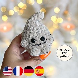 Oogie Boogie Crochet Pattern, Nightmare Before Christmas Amigurumi, No Sew Mini Shadow Man, Spooky Plushie Easy PDF Tutorial - Etsy