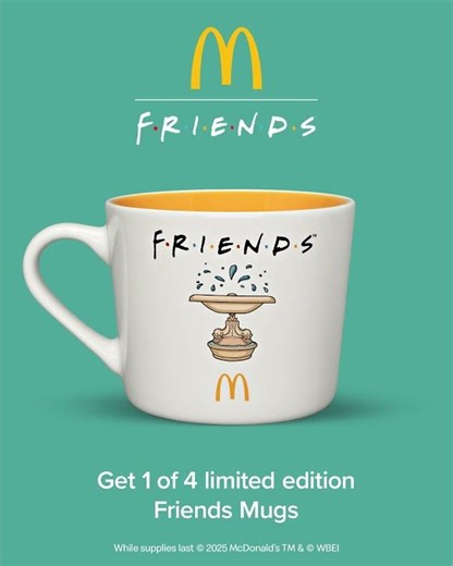 McDonald's Pakistan | FRIENDS | FRIENDS Meal | FRIENDS Mugs