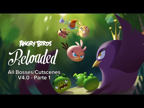 Angry Birds Stella Reloaded - All Bosses and Cutscenes (V4.0 + Parte 1)