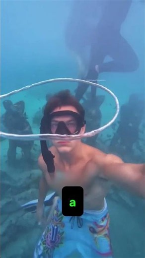 HOW TO BLOW BUBBLE RINGS UNDER WATER