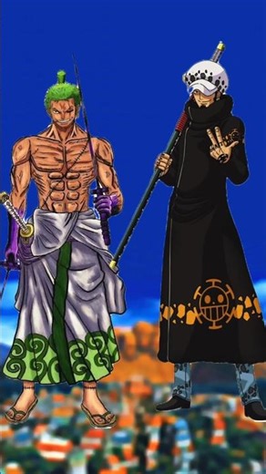 Zoro vs Law #anime #onepiece #law #zoro #strawhats #heartpirates #whoisstrongest #zorovslaw