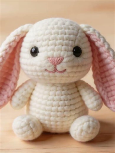 Super Cute Crochet Bunny | Soft & Easy Tutorial #crochet