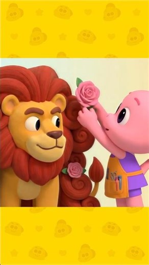 Scary Lion to Pretty Princess! Magical Makeover!😍 #shorts