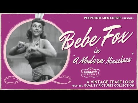 Burlesque Legend Bebe Fox in a Vintage Dance Short