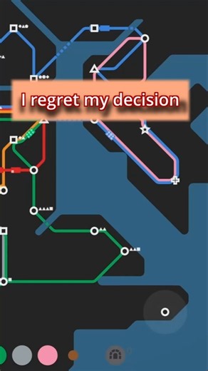 I made the wrong choice in train. #minimetro #letsplay #gaming