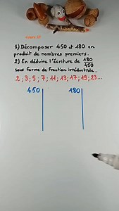 Décomposer en facteurs premiers #maths #college #fyp #pourtoi #math #dnb #exam #exercise #fy | Courssp-maths