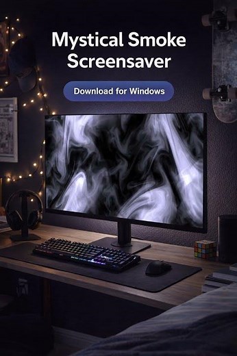 Mystical Smoke Screensaver #screensaver #freescreensaver #freeware #3danimation #windows #download