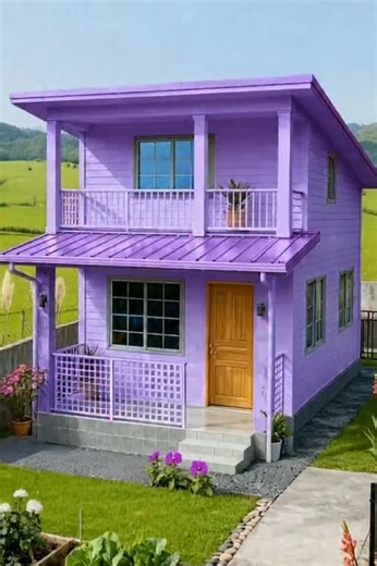 Budget-Friendly 2 Storey House with Metal Cladding