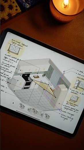 Creating 3D model of kitchen interior using uMake app on my iPad Pro | iPad for architects | Design
