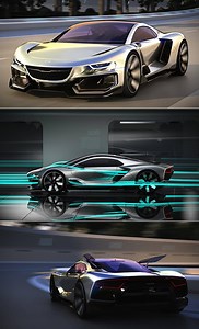Saab AiroX Autonomous Concept is a Self-Driving Supercar with Mini Wings That Deploy for Extra Downforce