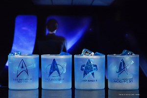 Star Trek Rocks Glasses Set: Frosted Starfleet Badges, Officially Licensed - Etsy