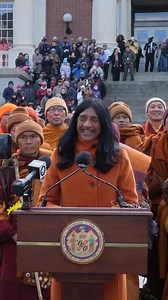 A journey of a thousand miles begins with a single step. We are honored that those steps led Walk for Peace to the first peacetime capital of the United States. After traveling through 10 states and our nation’s capital, this extraordinary group of venerable monks arrived in Annapolis carrying a message of peace, unity, and compassion. Their discipline and purpose are a powerful reminder that peace is something we actively practice together. #WalkForPeace | Aruna Miller