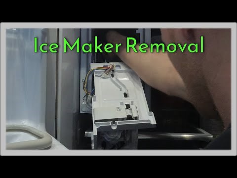 Bosch Ice Maker Removal