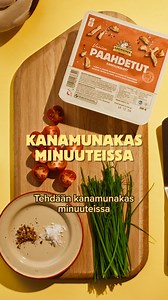 Omasta mielestämme paras kanamunakas valmistuu minuutti(sh)ssa. | Kariniemen kotitila