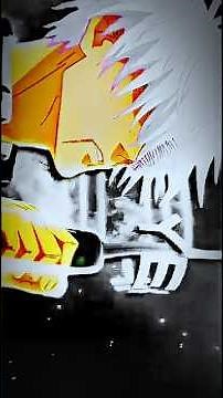 8k and 4k video editing on anime clips of Shatru Gojo