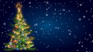 Christmas Tree On Blue Background Stock Footage Video (100% Royalty-free) 577201 | Shutterstock