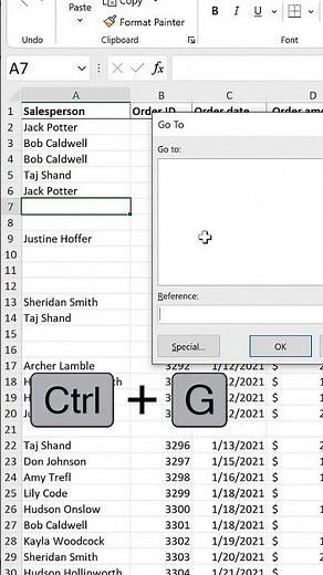 Delete Empty Rows with these Excel Shortcuts #shorts