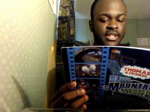 Jonathan Reading to Blue Mountain Mystery: The Movie Storybook