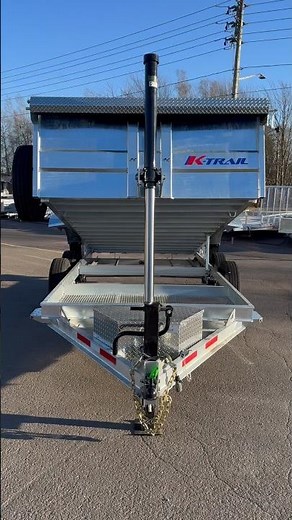 K-TRAIL D8214-14 dump trailer. The weapon of choice for contractors in Moncton, N.B. #ktrail