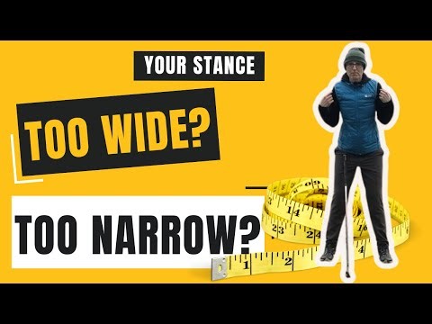 Is your golf stance too wide or too narrow?