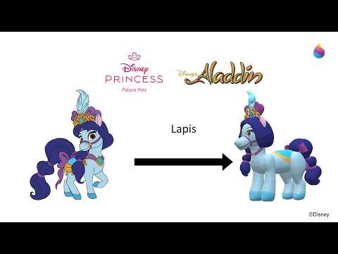 Paint 3D Tutorial: Lapis (Princess Jasmine Pets) ~ from "Disney Princess Palace Pets"