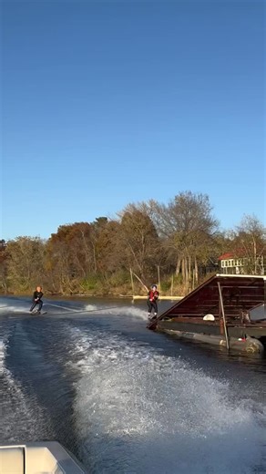Got in some October ski runs. Some quick jumps and tried a few back steps. Getting close but the ski did me dirty today😩 @legacyskis @showsidewaterskis | Dane Engstrom