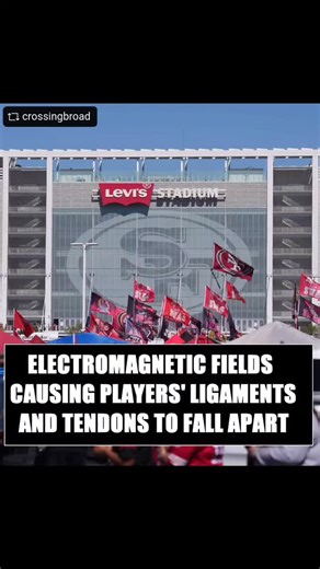 linejunk on Instagram: "A recent theory posits that the 49ers are the most-injured NFL team because of an electrical substation that sits next to their practice facility and stadium. Low-frequency electromagnetic fields can damage collagen, causing tendon and ligament problems. hypothesis from @sunlightis.life w @download_repost_pro"