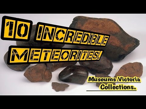 10 Incredible Rare meteorites in Melbourne Museums Victoria . #meteorite #meteor