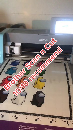 Personalized Sticker Making with Brother Scan n Cut