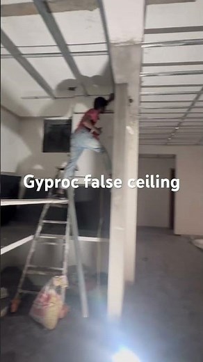 Gyproc false ceiling ￼installation 3BHK#market #shost #new#vidos#popwork#markettrading#youtub#💯💯💯