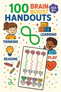 100 Handouts - Brain Boost, Learning, Coordination, Play, Focus, Sensory, Activities Kids, ADHD, Autism, Therapy, Teachers, Handmind Sync - Etsy UK