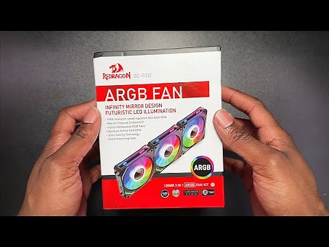 Redragon ARGB CPU Fan Unboxing & Install!
