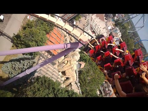 Raging Bull - Six Flags Great America - Row 8 (4K HD POV) - August 2025
