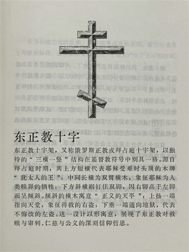 符号的文化-东正教十字 Orthodox Cross: Why Is the Bottom Bar Slanted? ✝️