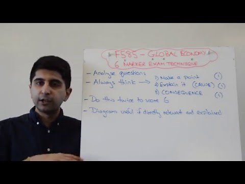 6 Marker Technique - OCR Global Economy F585