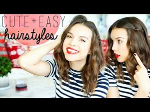 3 Cute & Easy Hairstyles for Medium Hair!