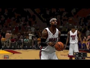 NBA 2K13 Gameplay Miami Heat vs LA Lakers