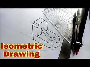 Isometric Drawing Projection from Orthographic Problem Engineering Drawing