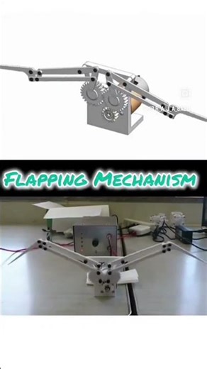 Flapping Mechanism 🤯 Bird-Like Machine #shorts