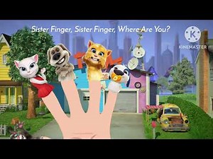 Talking Tom and Friends Finger Family Song Nursery Rhymes and More Lyrics