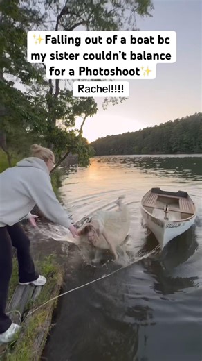 Chaotic Boat Photoshoot #youtubeshorts #shorts #funny #sisters #photoshoot #comedy #falling #photo