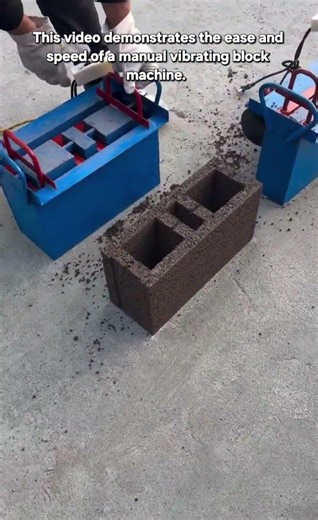 Portable Vibrating Concrete Block Maker: DIY Efficiency