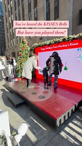 247K views · 4.5K reactions | Find the KISSES Bells Experience at Rockefeller Center Plaza in NYC from 1-8pm now through Sunday  #hersheys #kissesbells | HERSHEY'S | Facebook